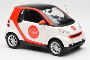 Smart Fortwo 451 Coca-Cola Minichamps 1:18 150036301 Metall - pilt 6/8