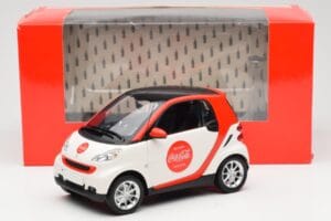 Smart Fortwo 451 Coca-Cola Minichamps 1:18 150036301 Metall - pilt 8/8