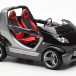 Smart Fortwo Crossblade Kabriolett Hõbedane Must Kyosho 1:18 - image 4 of 6