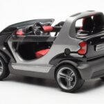 Smart Fortwo Crossblade Kabriolett Hõbedane Must Kyosho 1:18 - image 5 of 6