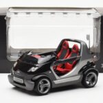 Smart Fortwo Crossblade Kabriolett Hõbedane Must Kyosho 1:18 - image 6 of 6