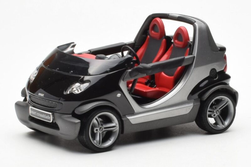 Smart Fortwo Crossblade Kabriolett Hõbedane Must Kyosho 1:18