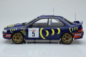 Subaru Impreza 555 #5 C. Sainz / L. Moya Tour de Corse 1995 IXO 1:18 18RMC063A Metall - pilt 3/6