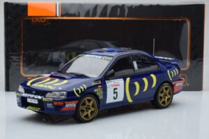 Subaru Impreza 555 #5 C. Sainz / L. Moya Tour de Corse 1995 IXO 1:18 18RMC063A Metall - pilt 6/6