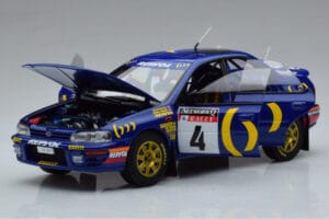Subaru Impreza #4 C. McRae / D. Ringer Winner RAC Rally 1994 Kyosho 1:18 08962A Metall - pilt 2/9