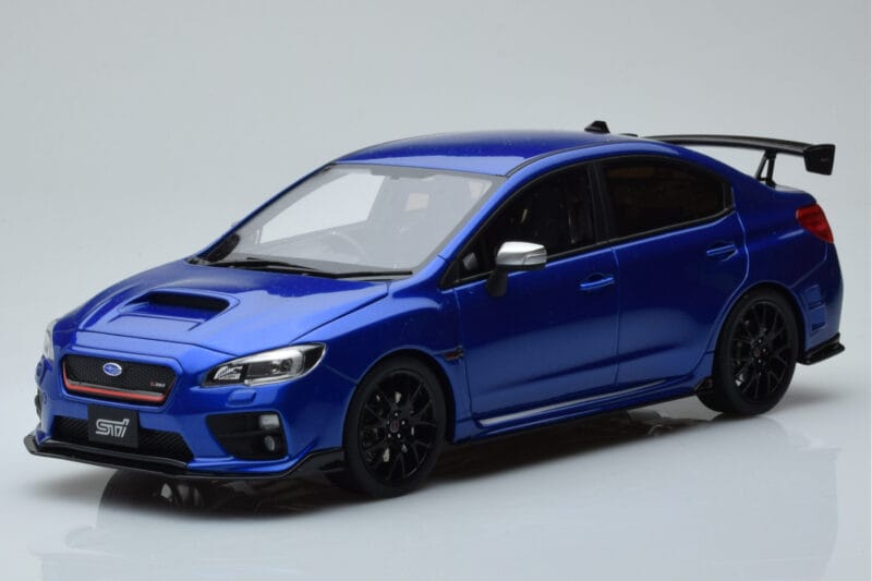 Subaru Impreza WRX STI Nurburgring Challenge Package Sinine Kyosho 1:18