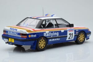 Subaru Legacy RS #21 C. McRae / D. Ringer RAC Rally 1991 IXO 1:18 18RMC080B Metall - pilt 2/6