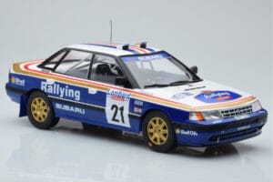 Subaru Legacy RS #21 C. McRae / D. Ringer RAC Rally 1991 IXO 1:18 18RMC080B Metall - pilt 4/6