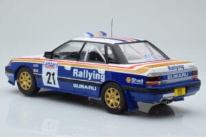 Subaru Legacy RS #21 C. McRae / D. Ringer RAC Rally 1991 IXO 1:18 18RMC080B Metall - pilt 5/6