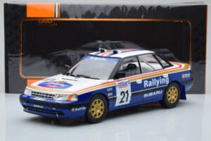 Subaru Legacy RS #21 C. McRae / D. Ringer RAC Rally 1991 IXO 1:18 18RMC080B Metall - pilt 6/6