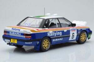 Subaru Legacy RS Night Version #6 M. Alen / I. Kivimaki RAC Rally 1991 IXO 1:18 18RMC080A Metall - pilt 2/6