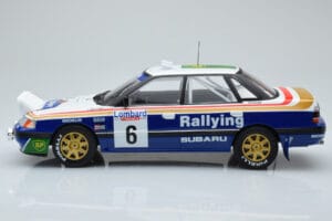 Subaru Legacy RS Night Version #6 M. Alen / I. Kivimaki RAC Rally 1991 IXO 1:18 18RMC080A Metall - pilt 3/6