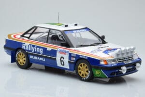 Subaru Legacy RS Night Version #6 M. Alen / I. Kivimaki RAC Rally 1991 IXO 1:18 18RMC080A Metall - pilt 4/6