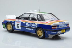 Subaru Legacy RS Night Version #6 M. Alen / I. Kivimaki RAC Rally 1991 IXO 1:18 18RMC080A Metall - pilt 5/6