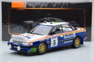 Subaru Legacy RS Night Version #6 M. Alen / I. Kivimaki RAC Rally 1991 IXO 1:18 18RMC080A Metall - pilt 6/6