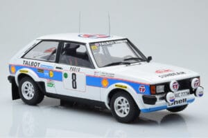 Talbot Sunbeam Lotus Night Version #8 H. Toivonen / P. White Rally Monte Carlo 1981 IXO 1:18 18RMC095B Metall - pilt 4/6