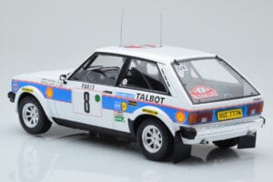 Talbot Sunbeam Lotus Night Version #8 H. Toivonen / P. White Rally Monte Carlo 1981 IXO 1:18 18RMC095B Metall - pilt 5/6
