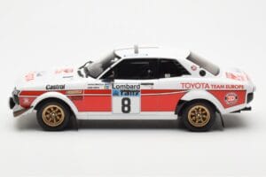 Toyota Celica 2000 GT RA21 #8 H. Mikkola / A. Hertz Lombard RAC Rally 1977 Otto 1:18 OT1044 Vaik - pilt 3/6