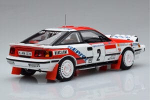 Toyota Celica GT-Four ST165 #2 C. Sainz / L. Moya Winner Rally Monte Carlo 1991 Kyosho 1:18 08961B Metall - pilt 3/12