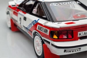 Toyota Celica GT-Four ST165 #2 C. Sainz / L. Moya Winner Rally Monte Carlo 1991 Kyosho 1:18 08961B Metall - pilt 9/12