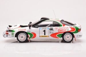 Toyota Celica Turbo 4WD ST185 #1 J. Kankkunen / J. Piironen Safari Rally 1993 IXO 1:18 18RMC150A Metall - pilt 3/6