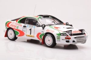 Toyota Celica Turbo 4WD ST185 #1 J. Kankkunen / J. Piironen Safari Rally 1993 IXO 1:18 18RMC150A Metall - pilt 4/6