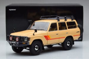 Toyota Land Cruiser 60 Beež Lisaosadega Kyosho 1:18 08956XBE Metall - pilt 12/12