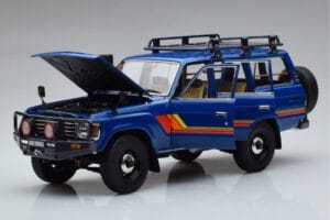 Toyota Land Cruiser 60 Sinine Lisaosadega Kyosho 1:18 08956XBL Metall - pilt 2/11