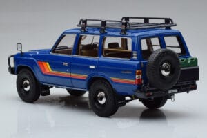 Toyota Land Cruiser 60 Sinine Lisaosadega Kyosho 1:18 08956XBL Metall - pilt 6/11