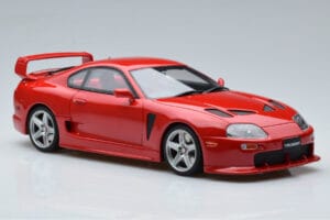 Toyota Supra A80 TRD 3000 GT Punane Otto 1:18 OT879 Vaik - pilt 4/6