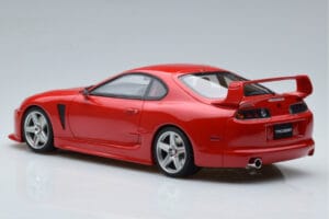 Toyota Supra A80 TRD 3000 GT Punane Otto 1:18 OT879 Vaik - pilt 5/6