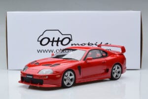 Toyota Supra A80 TRD 3000 GT Punane Otto 1:18 OT879 Vaik - pilt 6/6