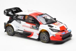Toyota GR Yaris Rally1 #17 S. Ogier / V. Landais Safari Rally Kenya 2023 IXO 1:18 18RMC173A Metall - pilt 4/6