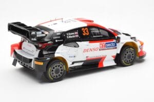 Toyota GR Yaris Rally1 #33 E. Evans / S. Martin Rally Finland 2023 IXO 1:18 18RMC174A Metall - pilt 2/6