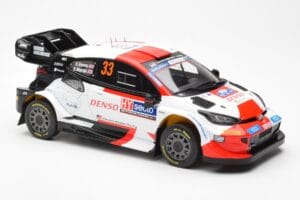Toyota GR Yaris Rally1 #33 E. Evans / S. Martin Rally Finland 2023 IXO 1:18 18RMC174A Metall - pilt 4/6