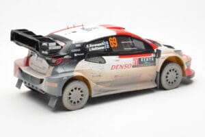 Toyota GR Yaris Rally1 #69 K. Rovanpera / J. Halttunen Safari Rally Kenya 2023 Dirty Version IXO 1:18 18RMC173B Metall - pilt 2/6