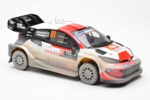 Toyota GR Yaris Rally1 #69 K. Rovanpera / J. Halttunen Safari Rally Kenya 2023 Dirty Version IXO 1:18 18RMC173B Metall - pilt 4/6