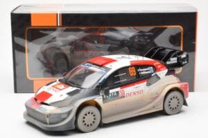 Toyota GR Yaris Rally1 #69 K. Rovanpera / J. Halttunen Safari Rally Kenya 2023 Dirty Version IXO 1:18 18RMC173B Metall - pilt 6/6