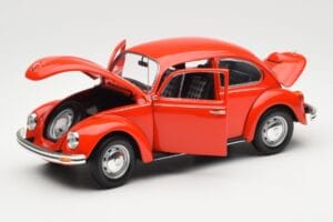 Volkswagen Beetle 1200 Punane Minichamps 1:18 150057100 Metall - pilt 2/8