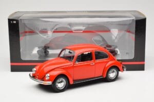 Volkswagen Beetle 1200 Punane Minichamps 1:18 150057100 Metall - pilt 8/8
