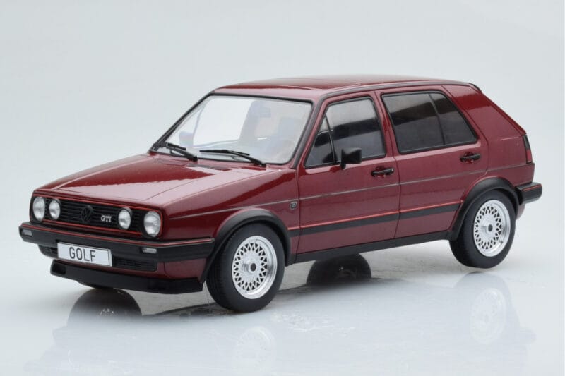 Volkswagen Golf GTI Mk2 Punane MCG 1:18
