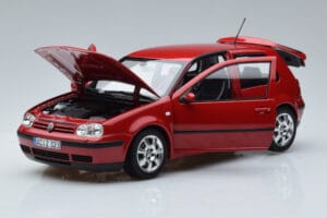 Volkswagen Golf Mk4 Punane Norev 1:18 188573 Metall - pilt 2/7
