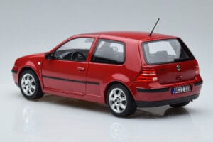 Volkswagen Golf Mk4 Punane Norev 1:18 188573 Metall - pilt 6/7