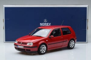 Volkswagen Golf Mk4 Punane Norev 1:18 188573 Metall - pilt 7/7