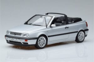 Volkswagen Golf Mk3 Kabriolett Hõbedane Norev 1:18 188468 Metall