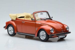 Volkswagen Beetle 1303 Kabriolett Oranž Norev 1:18 188526 Metall - pilt 4/6