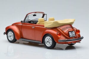 Volkswagen Beetle 1303 Kabriolett Oranž Norev 1:18 188526 Metall - pilt 5/6