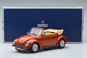 Volkswagen Beetle 1303 Kabriolett Oranž Norev 1:18 188526 Metall - pilt 6/6