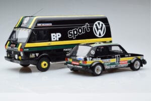 Volkswagen LT35 + Golf 1 GTI Group 2 Black Otto 1:18 OT353 Vaik - pilt 2/6