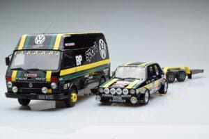 Volkswagen LT35 + Golf 1 GTI Group 2 Black Otto 1:18 OT353 Vaik - pilt 3/6